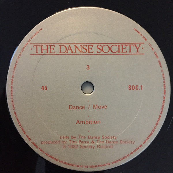 The Danse Society : The Danse Society (LP, Comp + 12")
