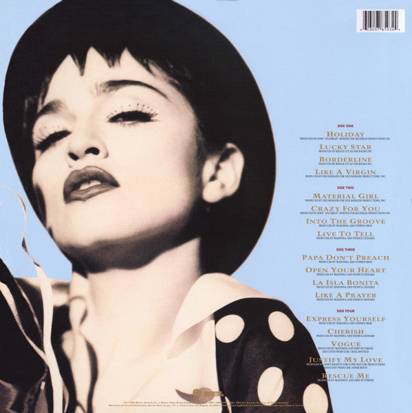 Madonna : The Immaculate Collection (2xLP, Comp, RE, Gat)