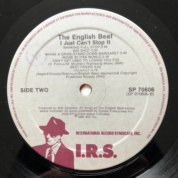 The Beat (2) : I Just Can't Stop It (LP, Album, RE, Cin)