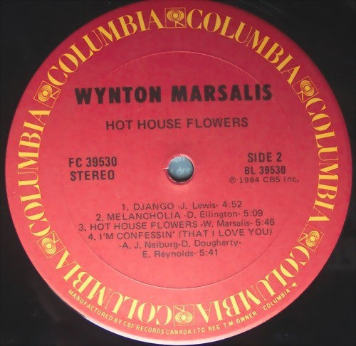 Wynton Marsalis : Hot House Flowers (LP, Album)