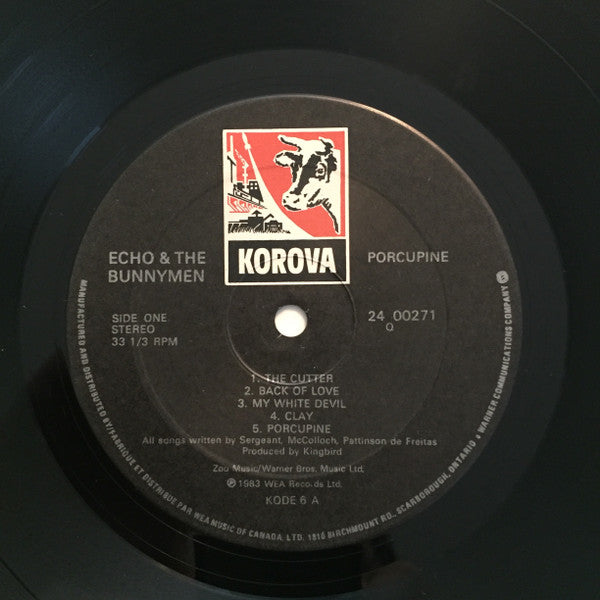 Echo & The Bunnymen : Porcupine (LP, Album)