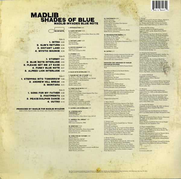 Madlib : Shades Of Blue (2xLP, Album)