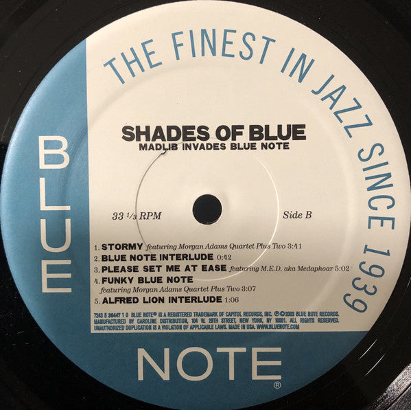 Madlib : Shades Of Blue (2xLP, Album)