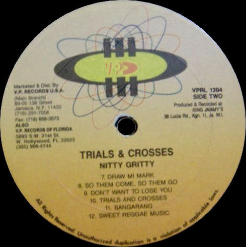 Nitty Gritty : Tribute To Nitty Gritty Trial And Crosses (LP, Comp)