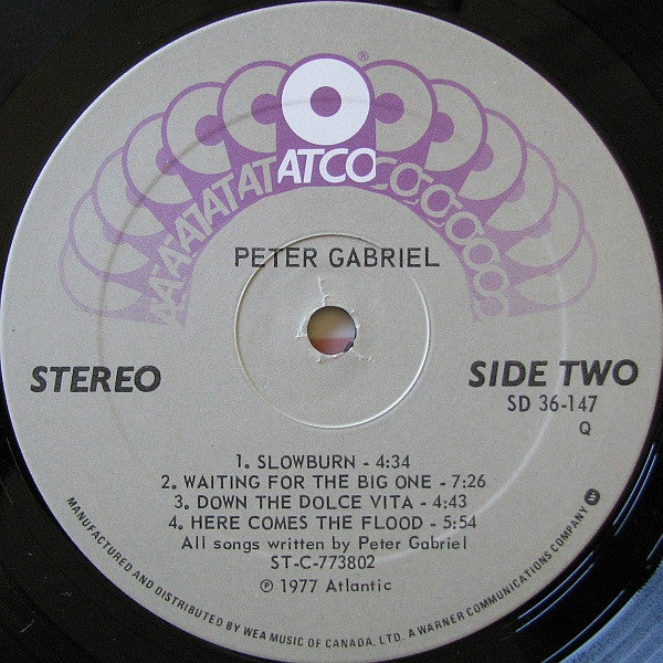 Peter Gabriel : Peter Gabriel (LP, Album, RE, Qua)
