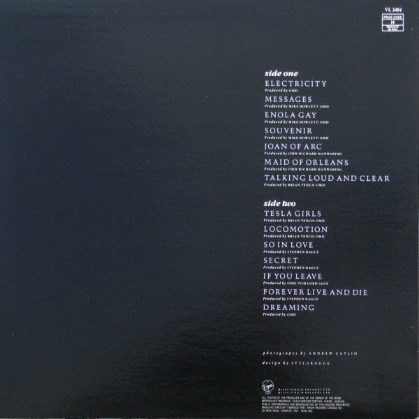 Orchestral Manoeuvres In The Dark : The Best Of OMD (LP, Comp)