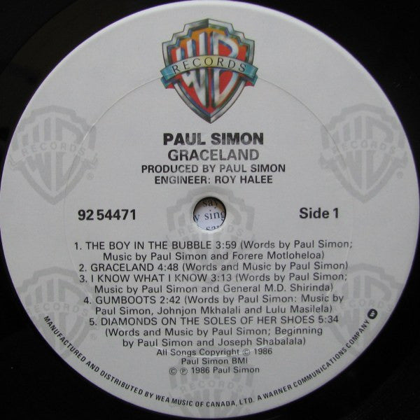 Paul Simon : Graceland (LP, Album)
