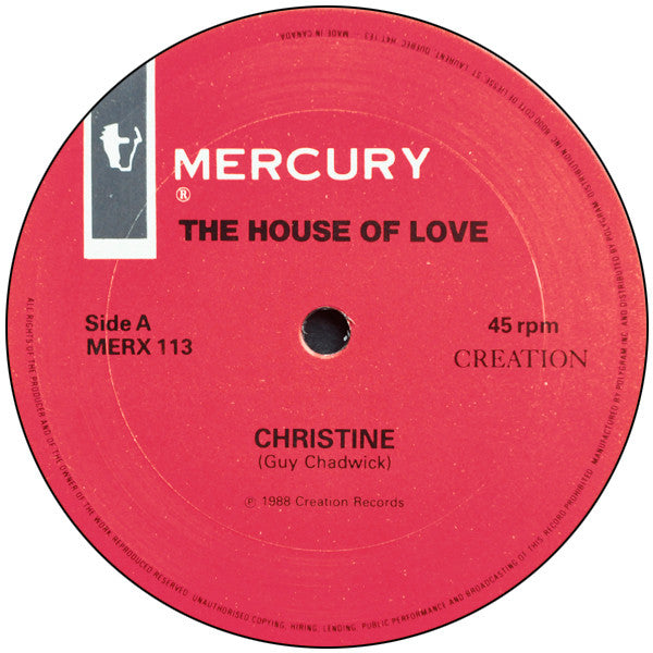 The House Of Love : Christine (12", Single)