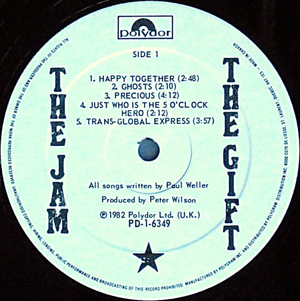 The Jam : The Gift (LP, Album, Qua)
