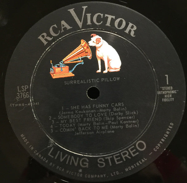 Jefferson Airplane : Surrealistic Pillow (LP, Album)