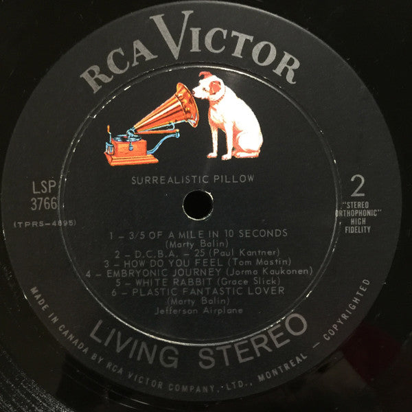 Jefferson Airplane : Surrealistic Pillow (LP, Album)