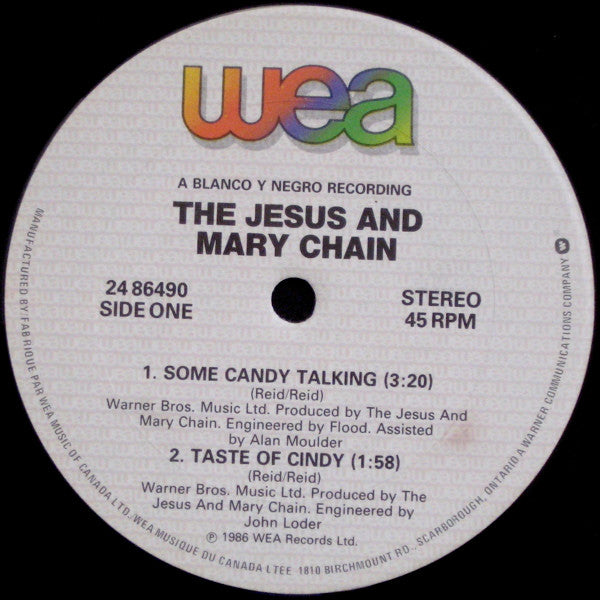 The Jesus And Mary Chain : Some Candy Talking E.P. (12", EP)