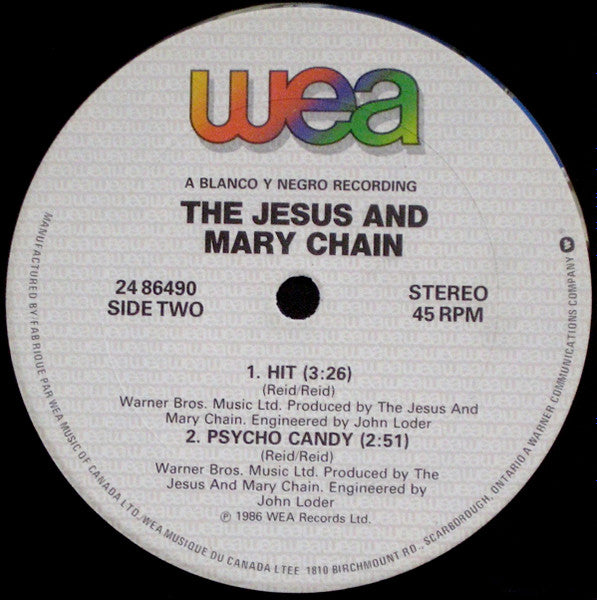 The Jesus And Mary Chain : Some Candy Talking E.P. (12", EP)
