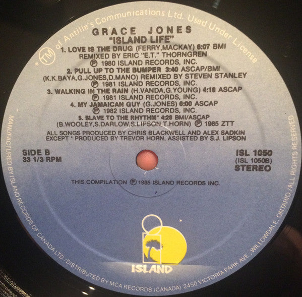 Grace Jones : Island Life (LP, Comp)