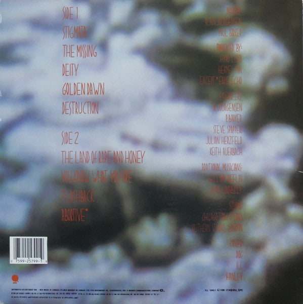 Ministry : The Land Of Rape And Honey (LP, Album)