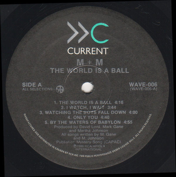 M + M : The World Is A Ball (LP, Album)