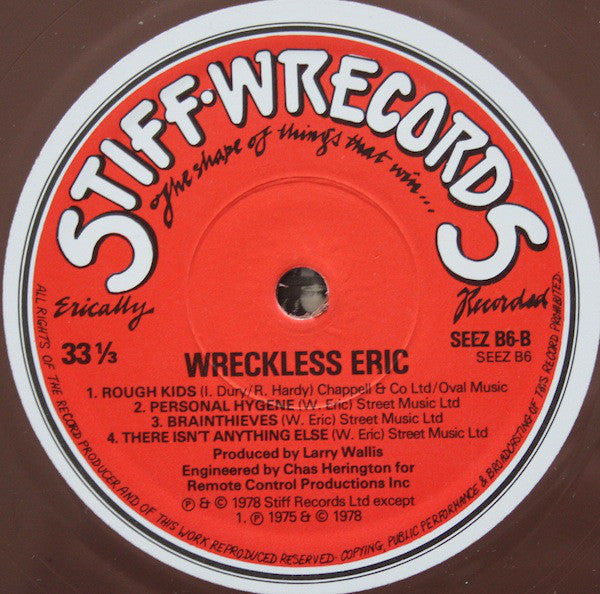 Wreckless Eric : Wreckless Eric (10", Album, Bro)