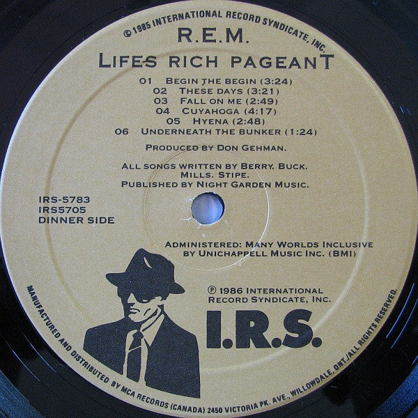 R.E.M. : Lifes Rich Pageant (LP, Album)