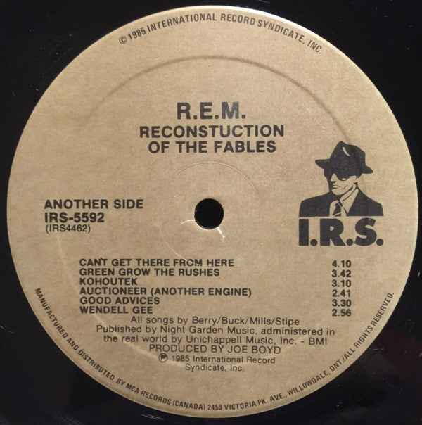 R.E.M. : Fables Of The Reconstruction / Reconstruction Of The Fables (LP, Album)