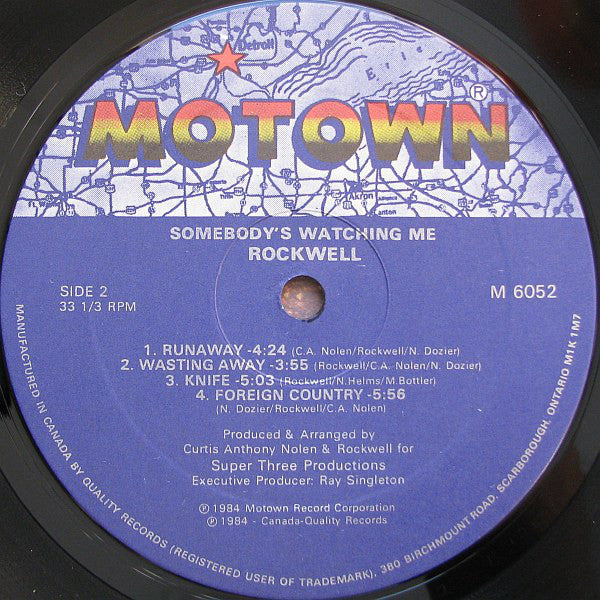 Rockwell : Somebody's Watching Me (LP, Album)