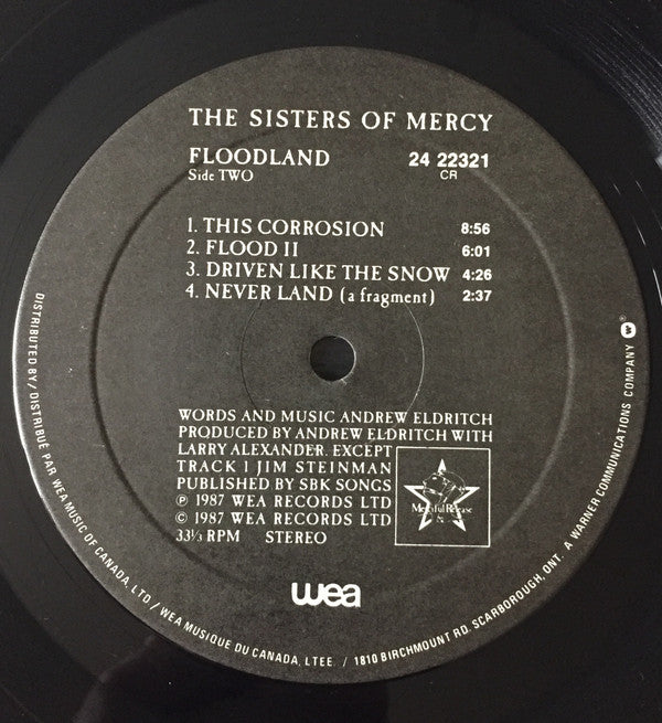 The Sisters Of Mercy : Floodland (LP, Album)