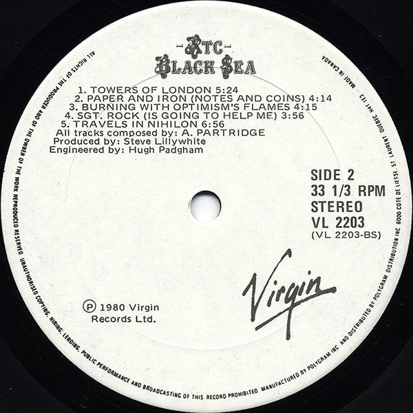 XTC : Black Sea (LP, Album)