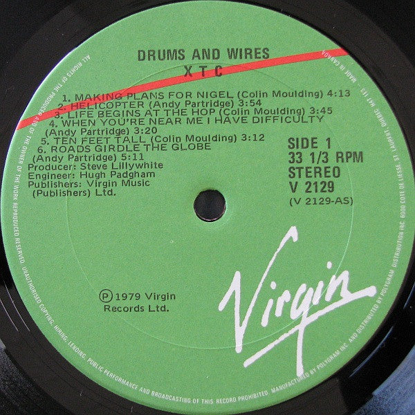 XTC : Drums And Wires (LP, Album)