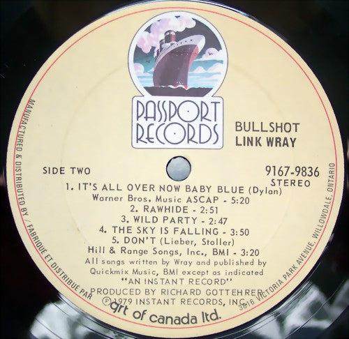 Link Wray : Bullshot (LP, Album)