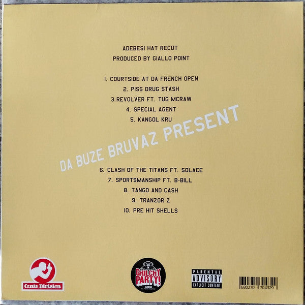 Da Buze Bruvaz : Adebesi Hat Recut (LP)