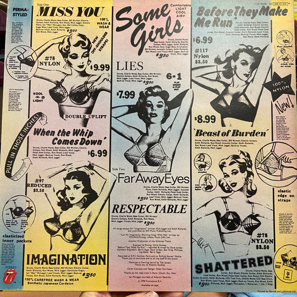 The Rolling Stones : Some Girls (LP, Album, Red)