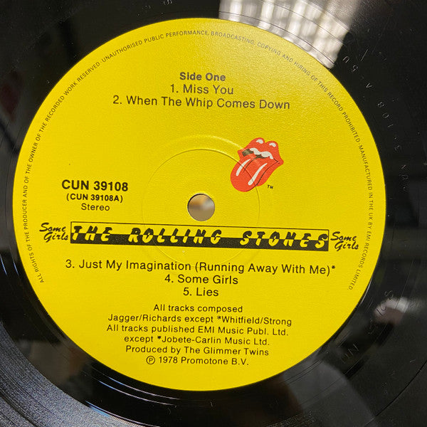 The Rolling Stones : Some Girls (LP, Album, Red)