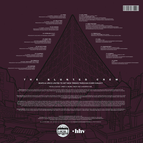The B.L.U.N.T.E.D. Crew : The Triangle (2xLP, Album, Ltd, Blu)