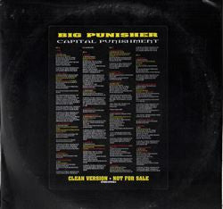 Big Punisher : Capital Punishment (2xLP, Album, Promo, Cle)
