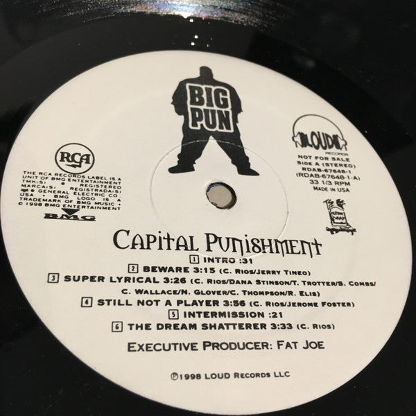 Big Punisher : Capital Punishment (2xLP, Album, Promo, Cle)