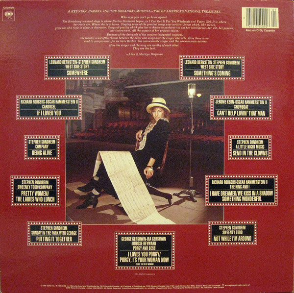 Barbra Streisand : The Broadway Album (LP, Album)