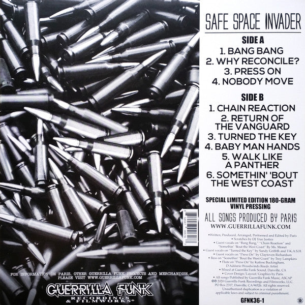 Paris (2) : Safe Space Invader (LP, Album, Ltd, S/Edition, 180)