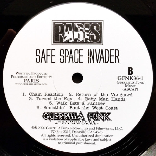 Paris (2) : Safe Space Invader (LP, Album, Ltd, S/Edition, 180)