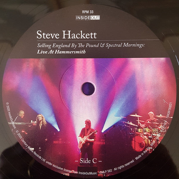 Steve Hackett : Selling England By The Pound & Spectral Mornings: Live At Hammersmith (4xLP, Album + 2xCD, Album + Dlx, Ltd)