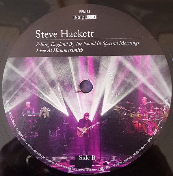 Steve Hackett : Selling England By The Pound & Spectral Mornings: Live At Hammersmith (4xLP, Album + 2xCD, Album + Dlx, Ltd)