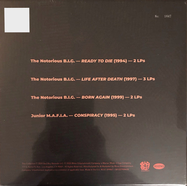 Notorious B.I.G. : It Was All A Dream: The Notorious B.I.G. 1994-1999 (Box, RSD, Comp, Ltd, Num + 2xLP, Album, RE, Cle + )