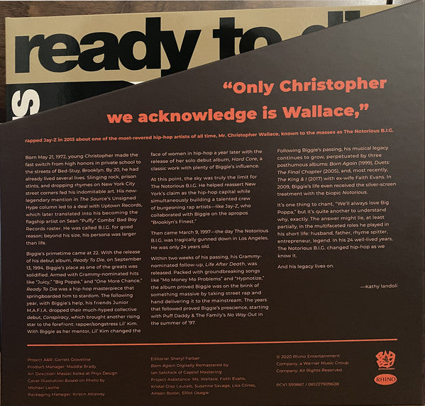 Notorious B.I.G. : It Was All A Dream: The Notorious B.I.G. 1994-1999 (Box, RSD, Comp, Ltd, Num + 2xLP, Album, RE, Cle + )