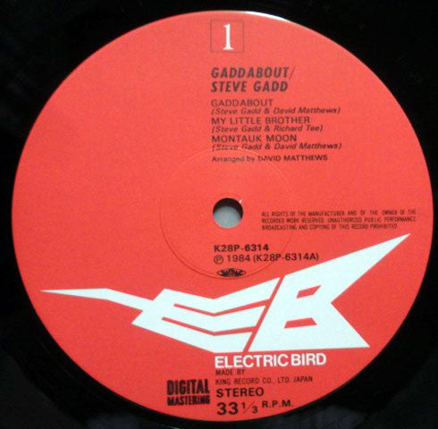 Steve Gadd : Gaddabout (LP, Album)
