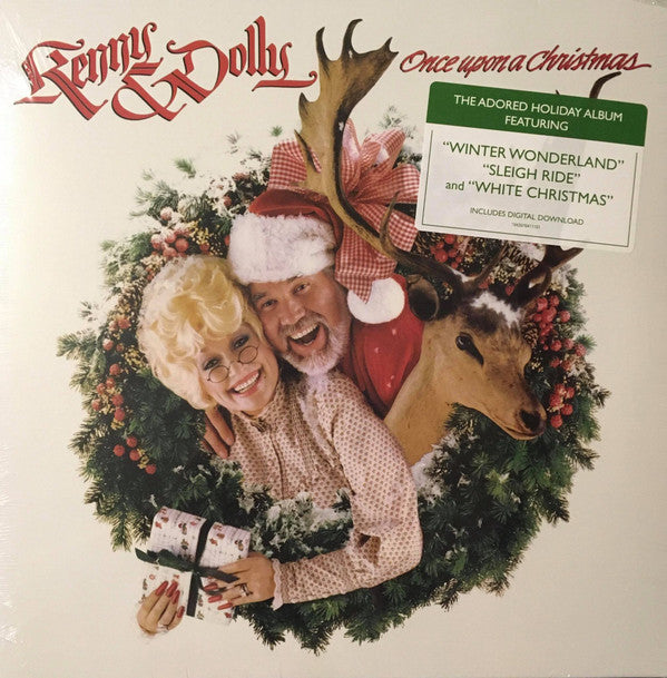 Kenny Rogers & Dolly Parton : Once Upon A Christmas (LP, Album, RE)