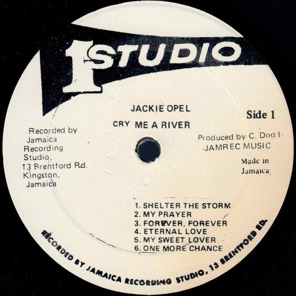 Jackie Opel : Cry Me A River (LP, RE)