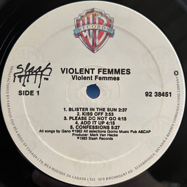 Violent Femmes : Violent Femmes (LP, Album)