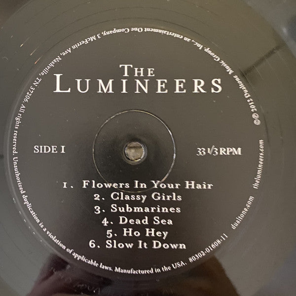 The Lumineers : The Lumineers (LP, Album, RE)