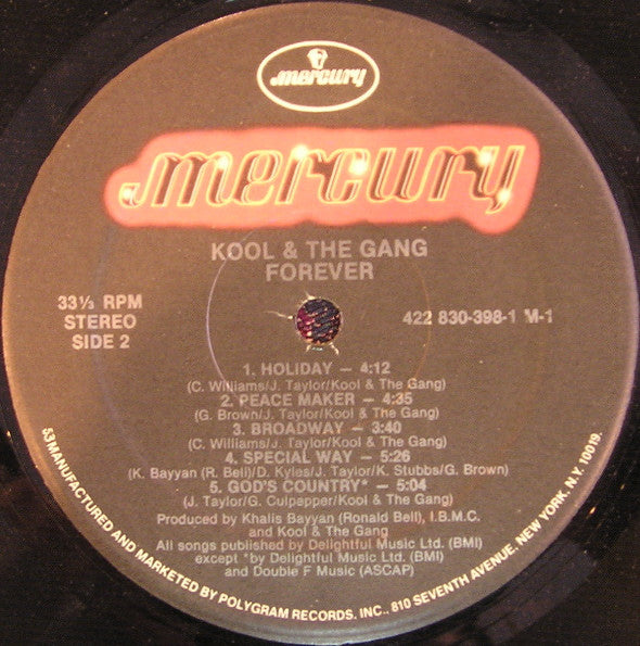 Kool & The Gang : Forever (LP, Album, Hau)