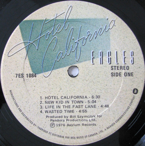 Eagles : Hotel California (LP, Album, Gat)