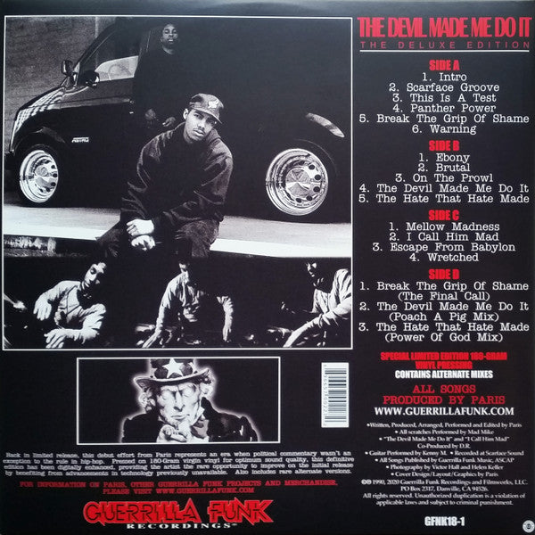 Paris (2) : The Devil Made Me Do It (2xLP, Album, Dlx, Ltd, RE, S/Edition, 180)