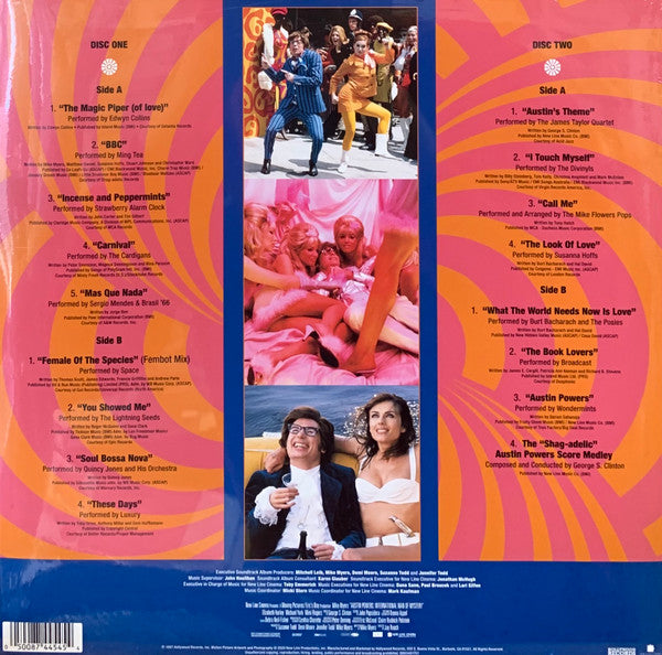 Various : Austin Powers (Original Soundtrack) (RSD, Comp, RE + LP, Ora + LP, Pin)
